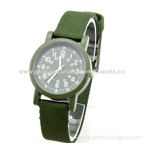 Promotional watches, AAA grade nylon strap alloy case, sample time 1 day
